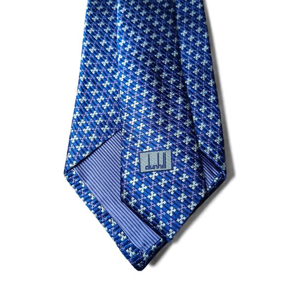 Dunhill Silk Tie Bundle 4 Luxury Designer Neckties 56 Inch Length - Picture 11 of 14